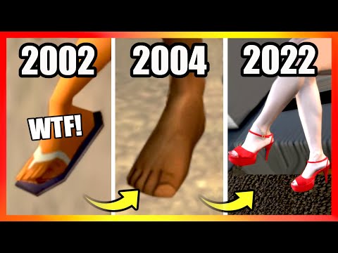 Evolution of FEET LOGIC in GTA Games! (2001 → 2022)