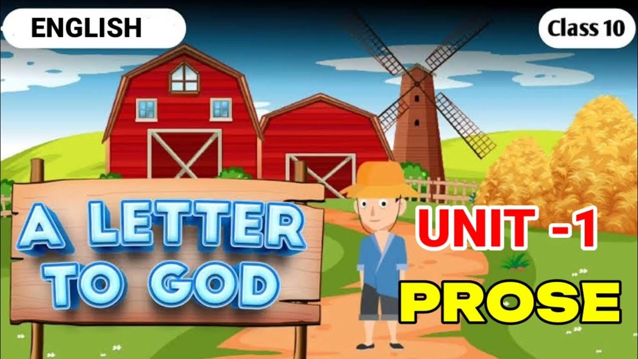 A LETTER To GOD Prose UNIT 1 10th Class New Syllabus From English To a-letter-to-god-prose-unit-1-10th-class-new-syllabus-from-english-to