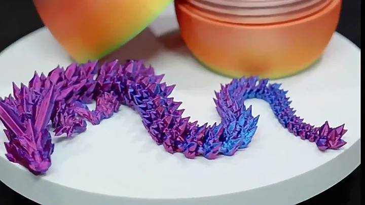 3D Printed Articulated Dragon Fidget Toy