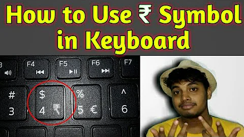 How to Use Rupee Symbol in Keyboard # Trending Tech Zone # 2018