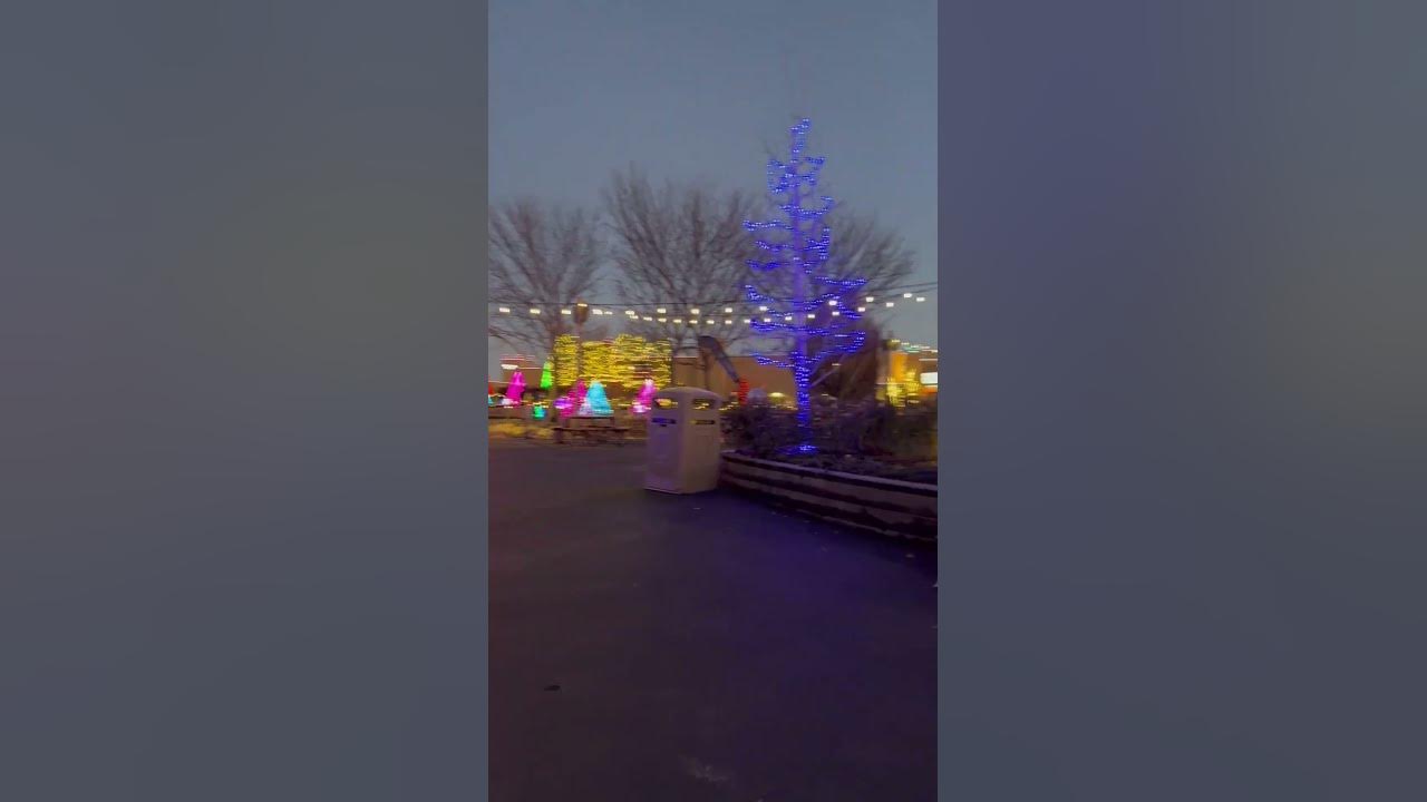 Ark encounter Christmas lights decorations YouTube