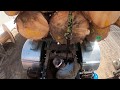 Changing out a blown front drive axle differential.