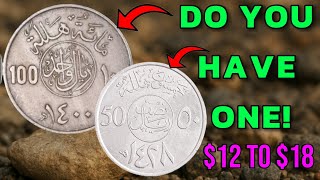 Most Valuable Saudi Arabia Coins! 100 Riyal 1400 & ½ Riyal 1428 — Hidden Treasure