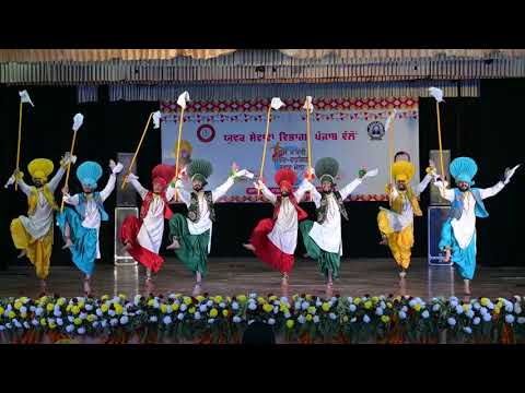 Lovely Professional University Bhangra Performance  Punjab Inter University Youth Festival 2023