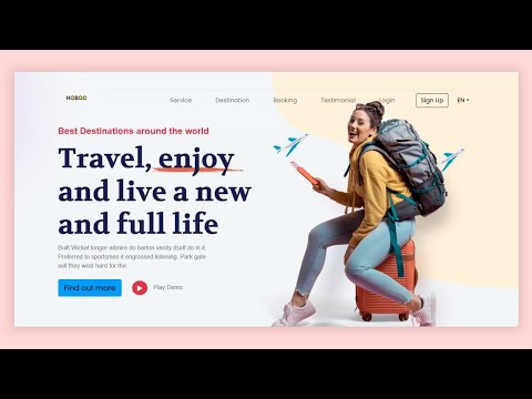 How To Make Website Using HTML CSS Bootstrap and JavaScript | Website Design Tutorial Step By Step