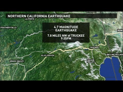 4.8 earthquake hits Truckee