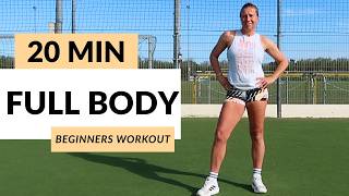20 MIN NO JUMPING Full Body HIIT - Beginner Low Impact, Home Workout