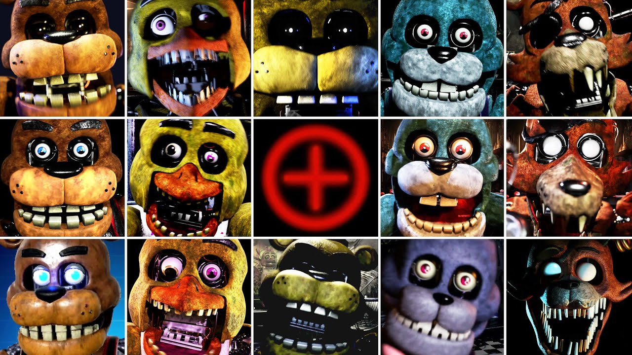 FNAF Plus Jumpscares Compilation fanmade