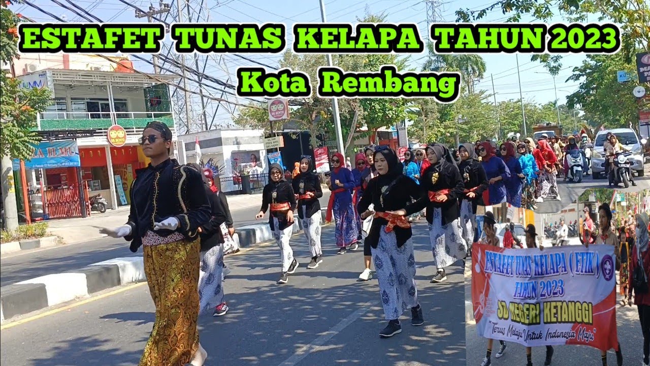 Estafet Tunas Kelapa Tahun 2023 Kwartir Daerah Jawa Tengah Rembang