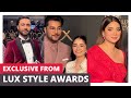 Fahad mustafa saboor aly ali zafar asim azhar at lux style awards 2022