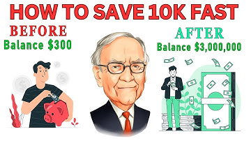 How To Save $10K FAST (Money Saving Tips)