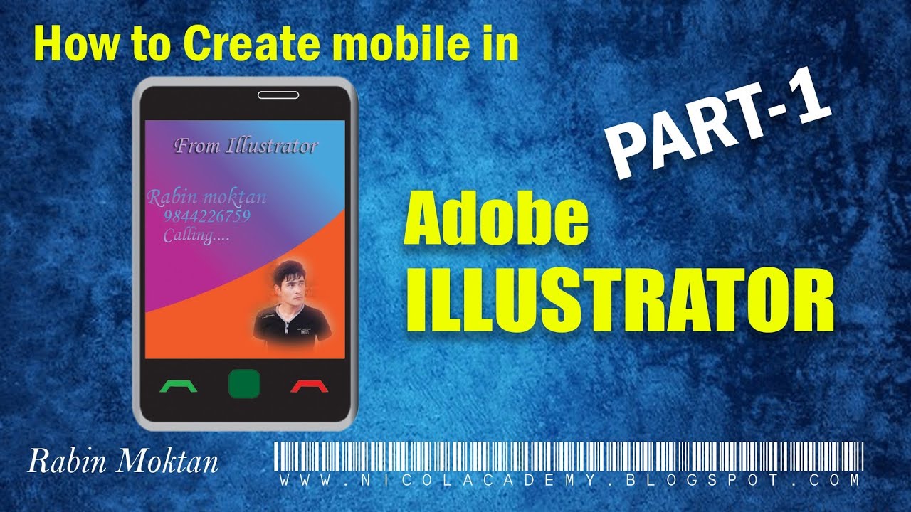 Adobe illustrator CS6 Tutorial || How to Create Mobile in Adobe ...