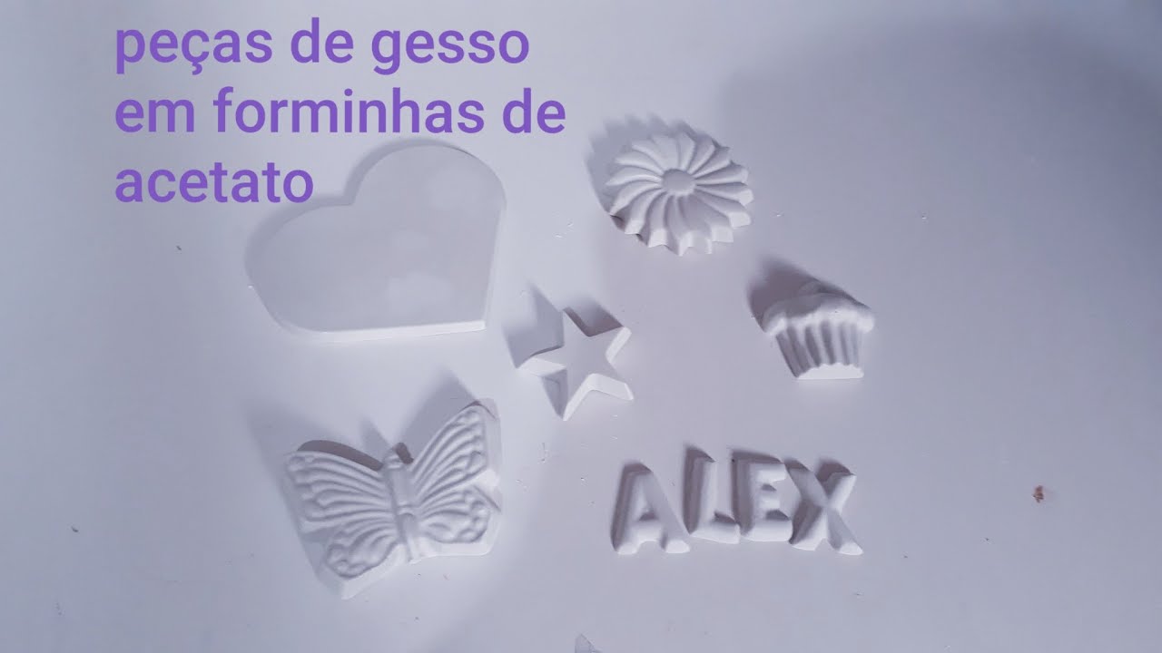 peças de gesso para artesanato