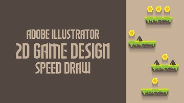2D GAME DESIGN | ADOBE ILLUSTRATOR | SPEED DRAW