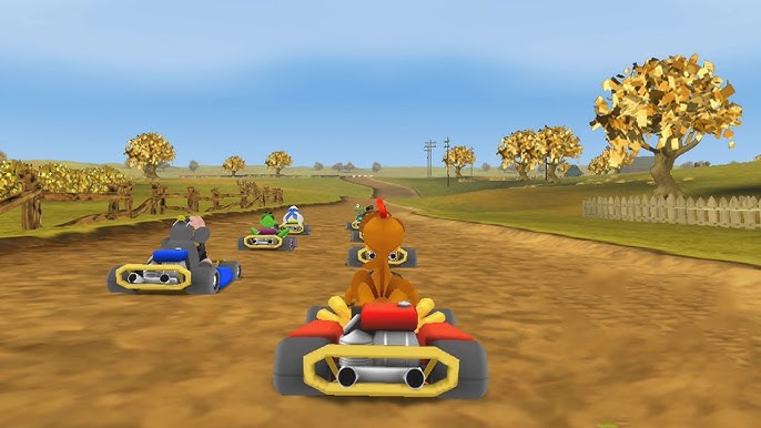 Crazy Chicken Kart 2 Gameplay PS4 /PS5 - YouTube