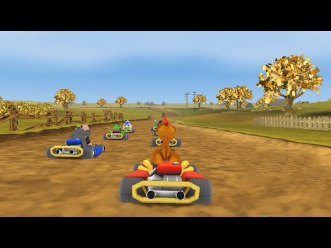 Crazy Chicken Fun Kart 2008 (PS2 Gameplay) 