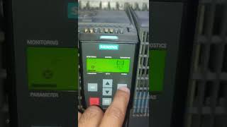Siemens G120C IP Configure on VFD parameters #ipadress #siemens #bop2 #scada #dcs