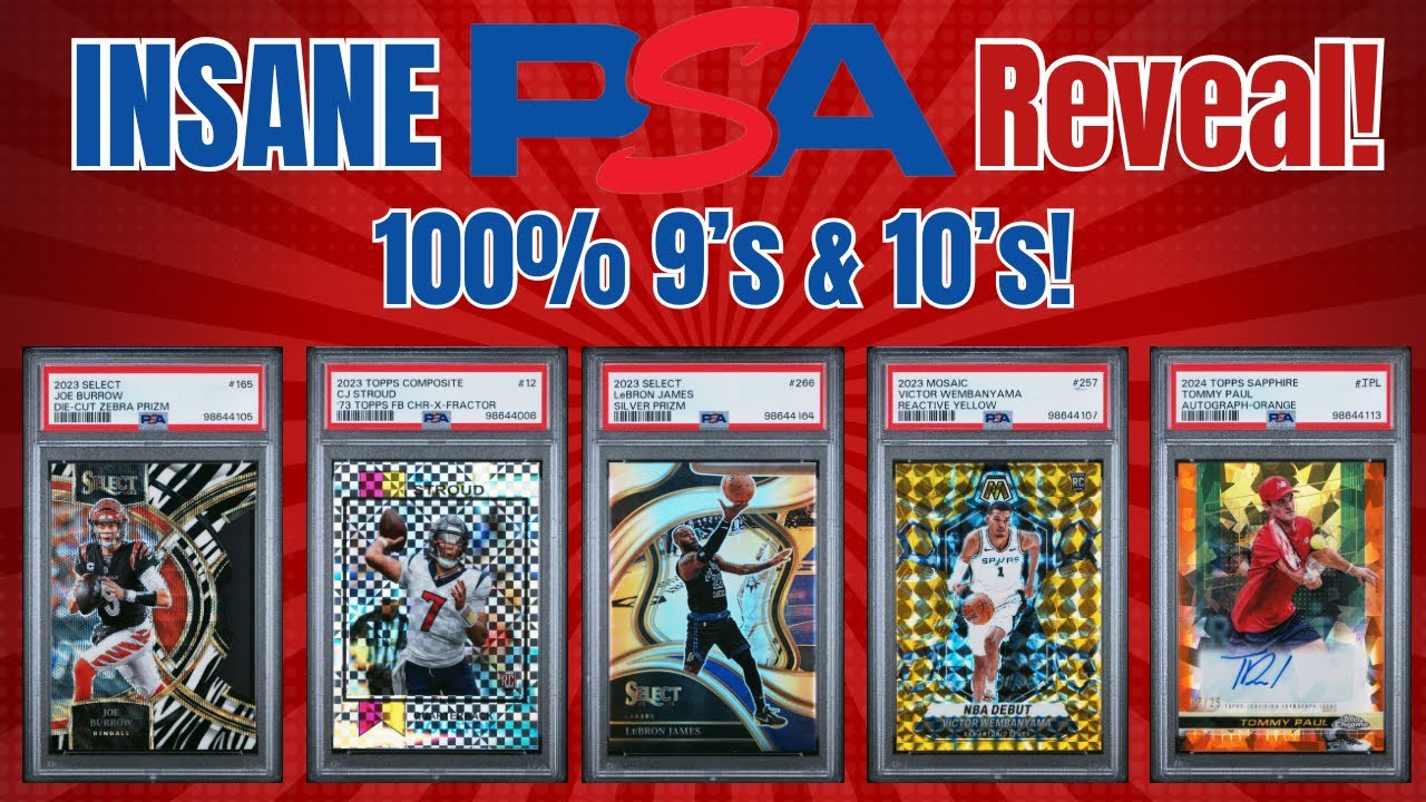 Awesome PSA Reveal! 100% 9's and 10's In This Sub!
