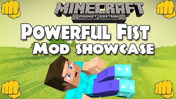 Powerful Fist MOD! Minecraft Pocket Edition - Mod Showcase [0.8.1]