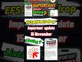 EFS Token Latest Update November | Efsane Airdrop New Update | Efsane listing date #Shorts #efsane