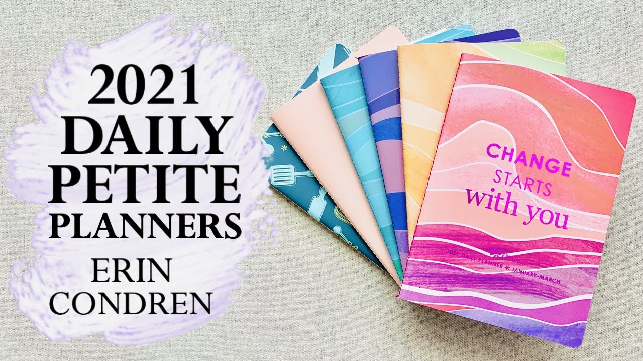 ERIN CONDREN | 2021 DAILY PETITE PLANNERS