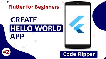 #2 Hello World App in Flutter || Create Hello World Flutter App || Flutter Tutorial for Begineers