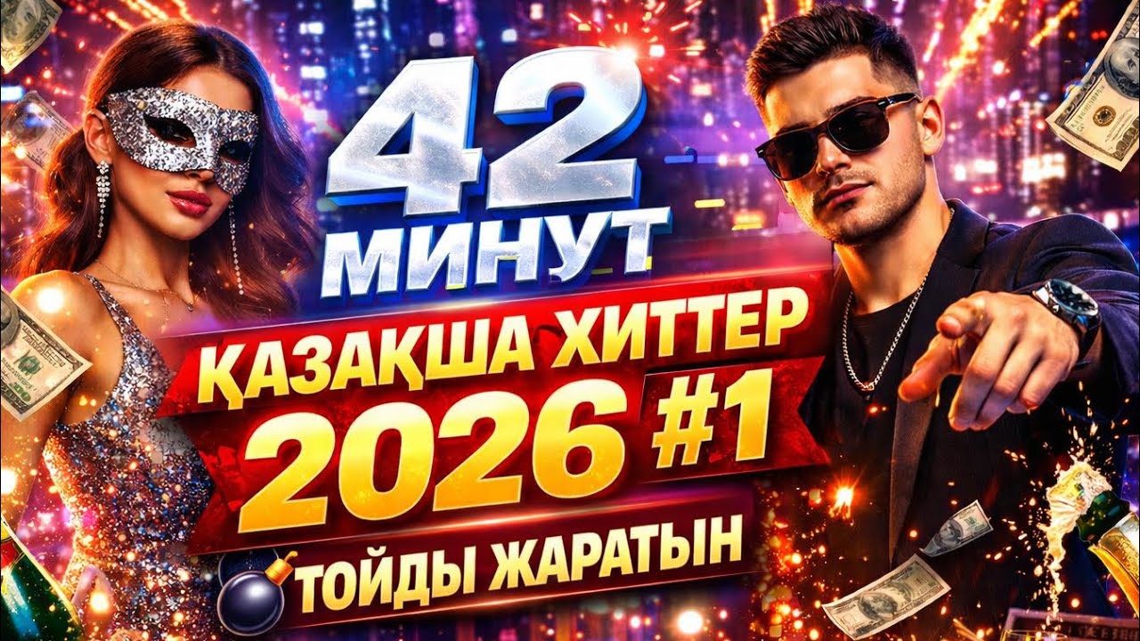 ТОЙДЫ ЖАНДЫРГАН КАЗАКША ХИТТЕР 2026 🔥 ЕҢ ӨТІМДІ ТОЙ ӘНДЕРІ