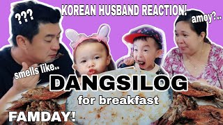 KOREAN HUSBAND LOVES DANGGIT FOR BREAKFAST | GARLIC RICE | FILIPINO BREAKFAST | LIFE IN KOREA