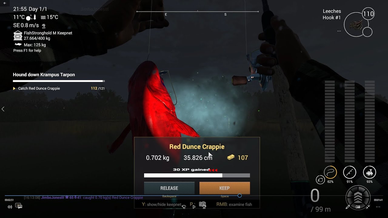 Dunce Fish Fishing Planet Christmas 2020 - Red Dunce Crappie finally cracked ...