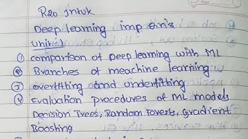 Deep learning jntuk r20 important questions #jntuk #explore #explorepage #subscribe #like