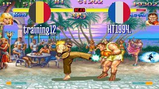 FT5 @ssf2xjr1: training12 (BE) vs HT1994. (FR) [Super SF II X ssf2x ssf2 Fightcade] Sep 23