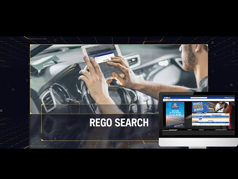 NAPA PROLink Rego Search