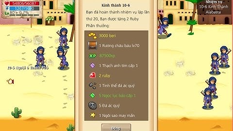 [Hải tặc tí hon] Mua đá 5 và đã thành công