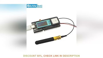 Lora GPS Wireless Tracker IOT Accessory for Arduino Wi-Fi, LoRa, Bluetooth, GNSS Type-C OLED Display