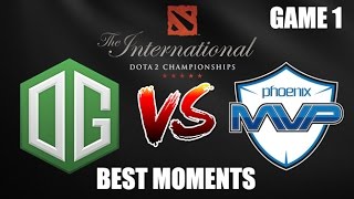 The International 2016 - OG vs MVP Phoenix - GAME 1 русские комментаторы