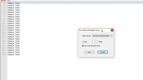 Macro Feature in Notepad++