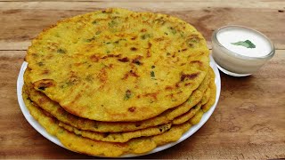 Easy Breakfast Recipe, Garlic Paratha Recipe in Hindi by Indian Food Made Easy