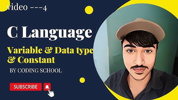 Variables , Data Types And Constants In C: C Tutorial In Hindi #4 VIDEO