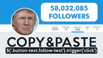 [TUTORIAL] HOW TO MASS FOLLOW & UNFOLLOW ON TWITTER  with DONALD TRUMP --- TIPS&TRICKS