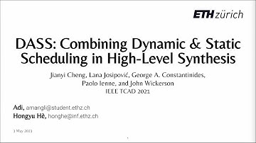 DASS: Combining Dynamic & Static Scheduling in High-Level Synthesis (paper review)