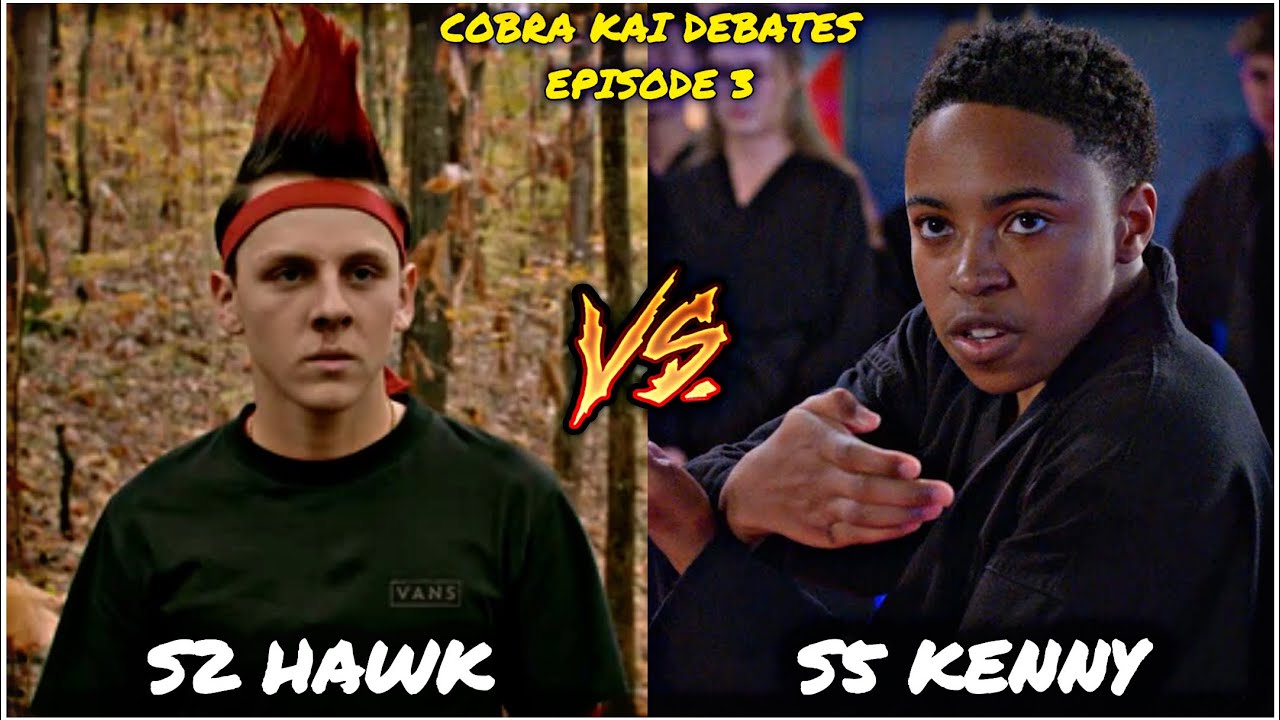 Cobra Kai debates episode 3 (S2) Hawk vs (S5) Kenny who would win YouTube