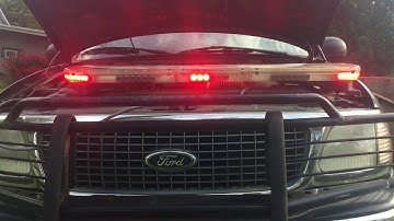Code3 2100 RED LED lightbar