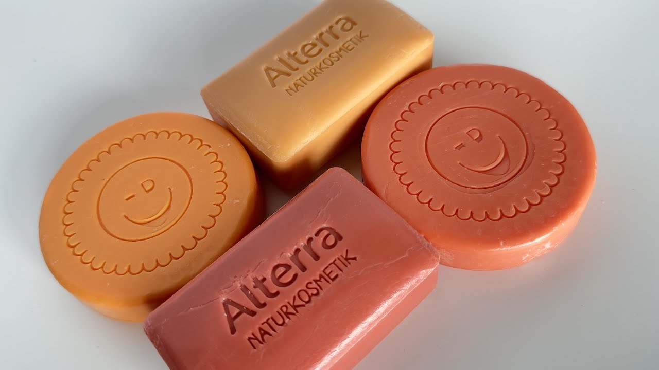 🍊 ASMR Cutting Only Orange Soaps | Calming Sounds | No Talking 🍊