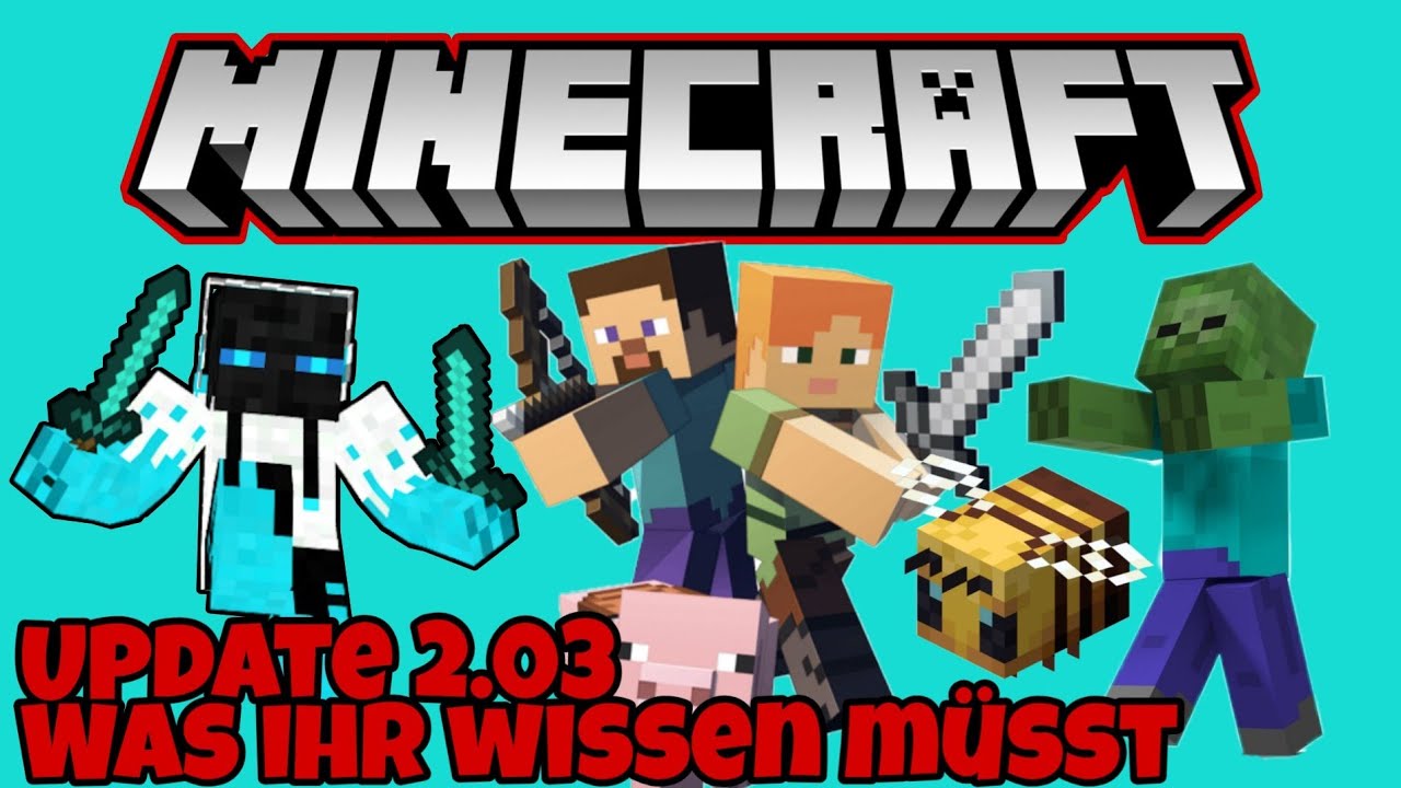 MINECRAFT 2.03 Update / Alle Infos GERMAN 🔥 Patch Notes 1.14.30 ️ ...