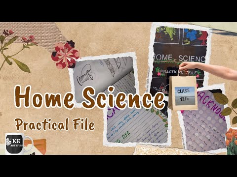Home Science Practical File for Board Exams | Must-See! - YouTube