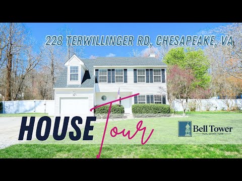 228 Terwillinger Rd, Chesapeake, VA home video tour