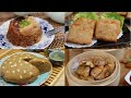 4款茶楼点心食谱(糯米鸡,虾卷,馬來糕,菜头糕)4 Dim Sum Recipe