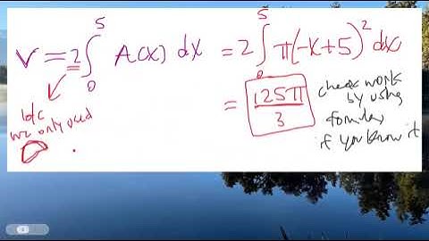 Finding Volumes with Cross-Sections (Lesson 4 - C2Q)
