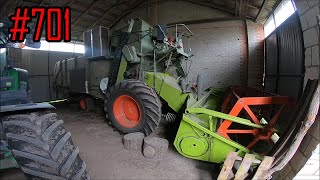 Uruchamiam silnik w kombajnie po zimie Claas Matador Gigant 1965r. #701