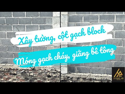 Video Xây tường rào gạch Block | Gạch Hoàng Ân | 0975670068 - youtube